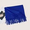 Autumn and Winter New Solid Color Scarf Imitation Cashmere Scarf Women's Warm Shawl Scarf