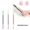 1Pcs Double-End Cuticle Pusher Dead Skin Remover Stainless Steel Nail Art Tools Pusher Pedicure Manicure Care Cleaner