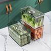 Large Capacity Kitchen Storage Box Transparent Fridge Storage Bin Kitchen Organizer
