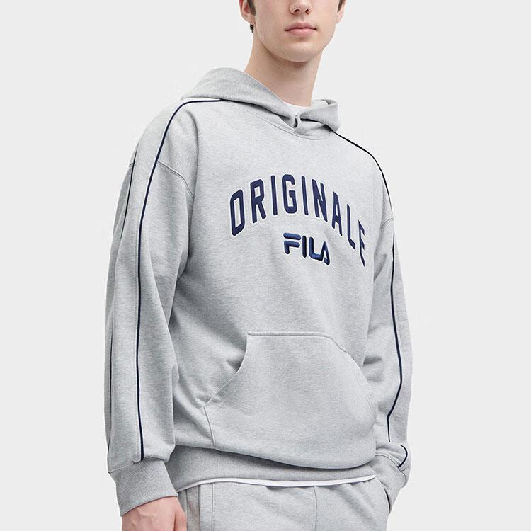 Fila Толстовка мужская серая меланжевая F11M349201F-MG
