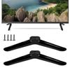 Black TV Stand Base Mount With Screws Pedestal Feet Bracket New Television Tabletop Foot  Bedroom