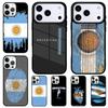 Чехол для телефона с принтом флага Аргентины для iPhone 17 Air 16 15 11 12 14 13 Pro Max Ударопрочный чехол
