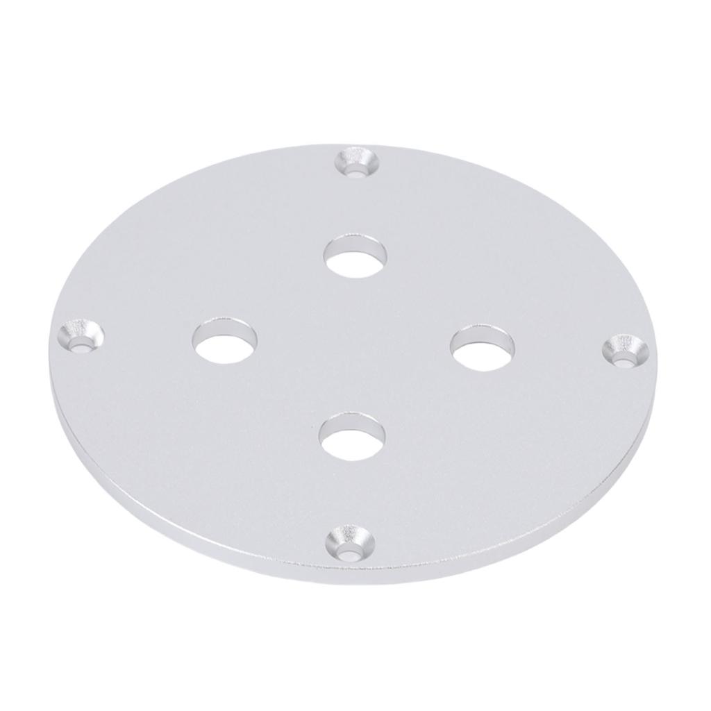 Audio Wall Plate Aluminum Alloy 4 Position Speaker Binding Post Wall Terminal Plate for Dual 1 4 in Headphone Jacks