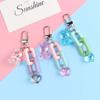 Key Holder Crystal Bear Key Chains Mobile Phone Chain Bag Pendant Decoration Korean Style Key Ring