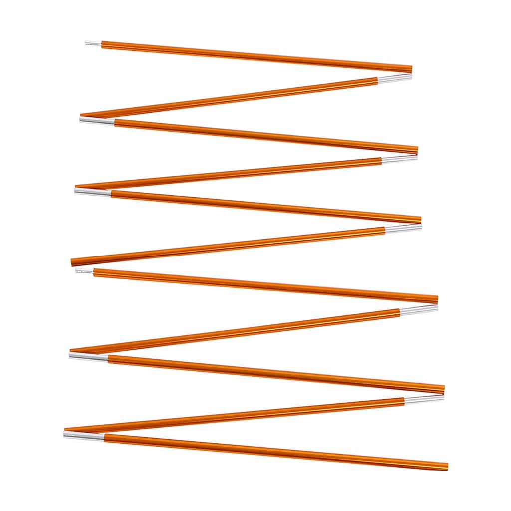 2 шт., наружная палатка из алюминиевого сплава, поддерживающая стержень, бар для пеших прогулок, кемпинга, золото