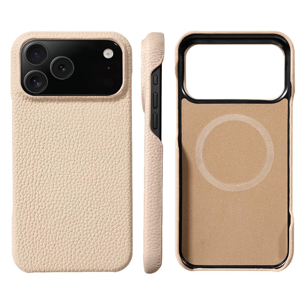 Для Magsafe Чехол для iPhone 17 Air 15 16 Pro Max 17Pro Личи Натуральная Коровья Кожа Магнитный Защитный Задняя Крышка Телефона
