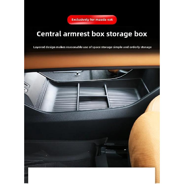 Center Console Storage Box Central Control Lower Organizer Tray for Mazda EZ6 2025 Car Interior Tidying Accessories