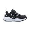 Li Ning Comfortable Casual Non-Slip Wear-Resistant Breathable Lightweight Low-Top Running Shoes Kids Sneakers Black White YKNR044-1