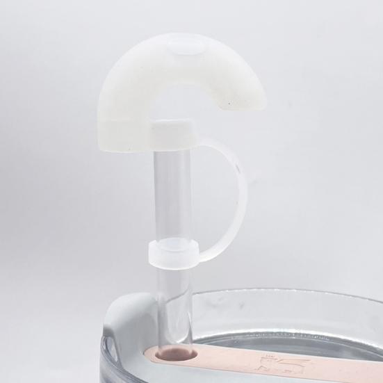 3/6 шт., пробка для соломинки против морщин, открывающаяся под углом 40 градусов, для удобного питья, уменьшения морщин во рту, силиконовый аксессуар для соломинки