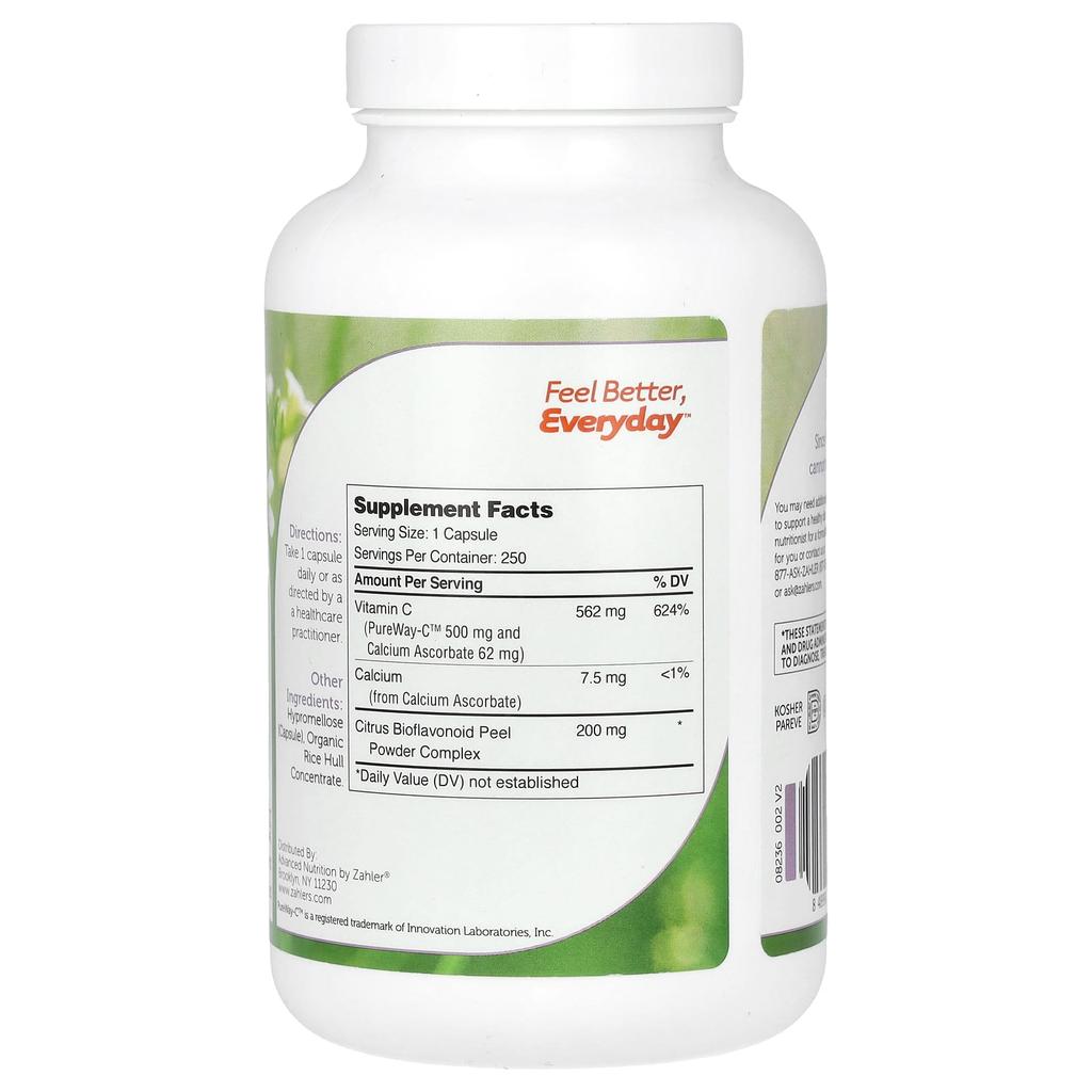 Pureway-C, 500 мг, 250 капсул