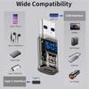 Адаптер USB3.2 с цифровым дисплеем 4K@60Гц USB-C OTG для iPhone16 15 Pro Max Samsung iPad PC Ноутбук Быстрая зарядка 36Вт/PD-60Вт Синхронизация данных