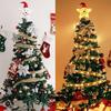 Верхушка для елки в виде пятиконечной звезды, рождественское украшение, звезда, снеговик, звезда, светящееся украшение