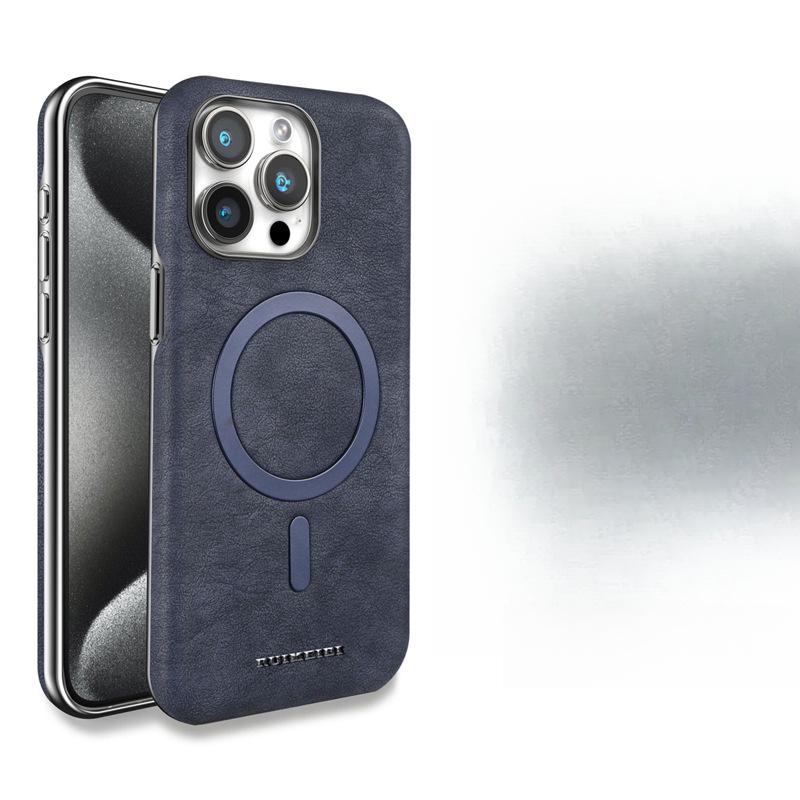 Подходит для чехла для телефона Apple 15promax, замшевый чехол-книжка для iPhone14, магнитное притяжение 13, гальванизированный кожаный чехол для деловых мужчин