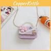 Bag Kids Crossbody With Pearls And Bow For Everyday Style Fashionable Girl