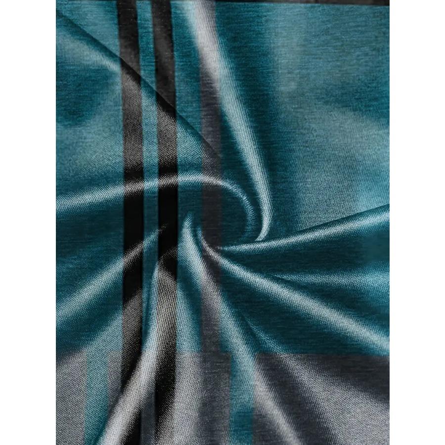 Vintage Style Graphic Tee - Soft Stretchy Round Neck, Casual Streetwear for Summer, Mens Relaxed Fit Printed T-Shirt with Breathable