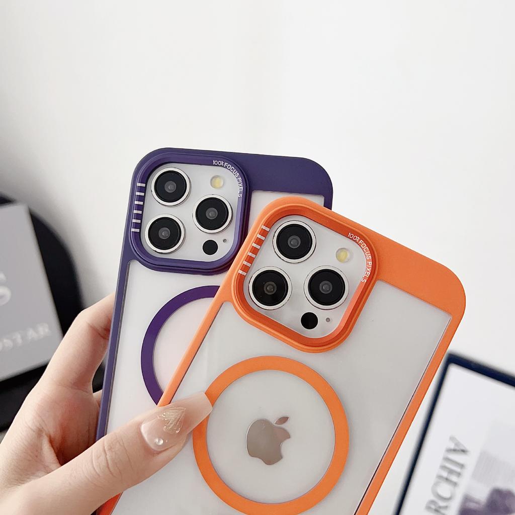 W1 Сотовое рассеивание тепла Магнитная абсорбция N52 Подходит для Apple 16PROMAX Двухслойный чехол для мобильного телефона iPhone 15 Металлические кнопки