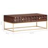 Coffee Table 112 x 50 x 40 cm Solid Mango Wood