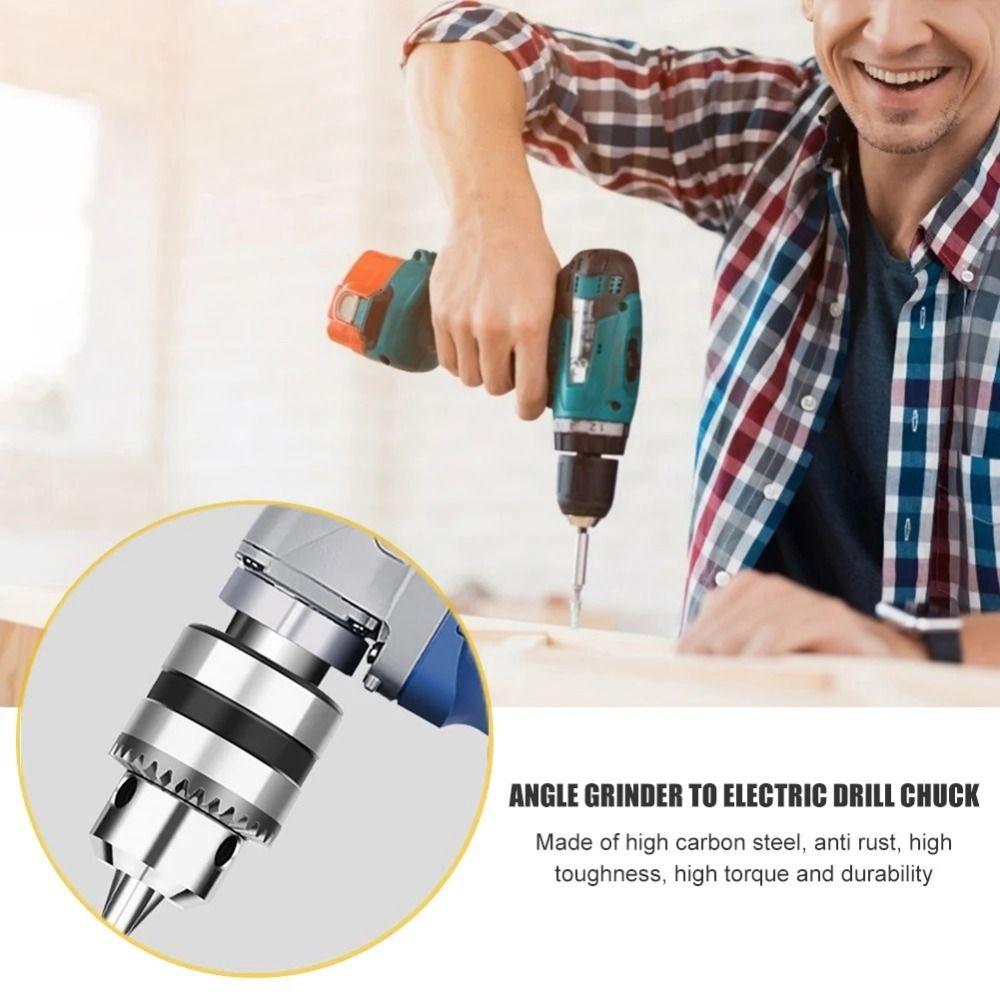 Резьбовой патрон с ключом Патрон для электродрели 1,5-10 мм Адаптер для преобразования дрели Инструмент для деревообработки