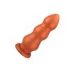 Dekori Dildo for Women Thick Anal Plug Anal Expansion Soft Silicone Uneven Dildo with Suction Cup Extra Thick Size 3 Beads Shape Anaru Plug Anal Dildo