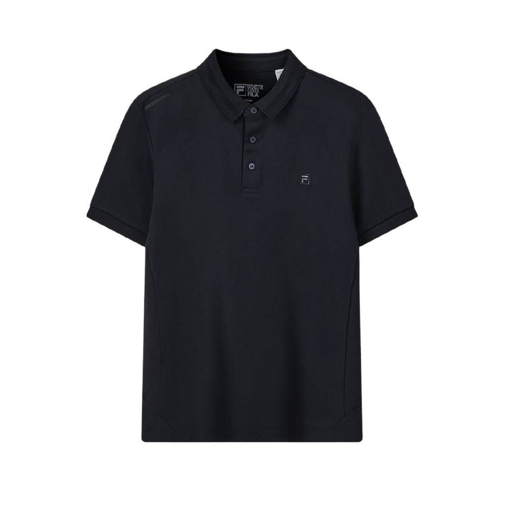Fila Белая однотонная вязаная мужская футболка-поло с коротким рукавом tops F11M613103F-NV