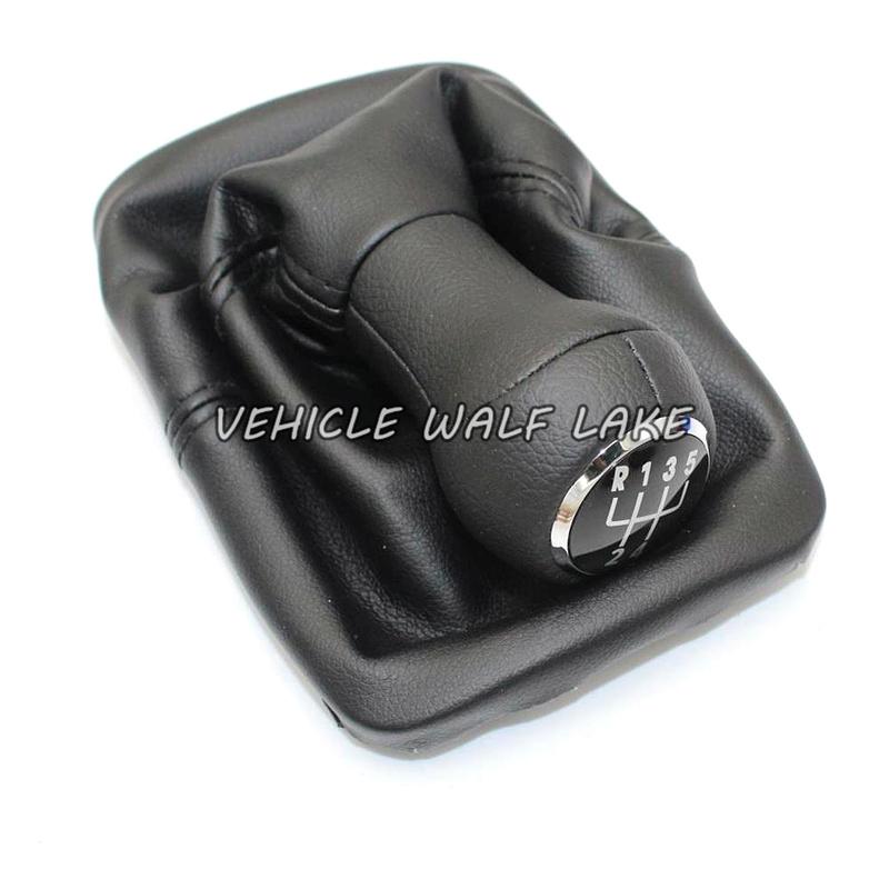 For VW Beetle 1998 1999 2000 2001 2002 2003 2004 2005 2006 2007 2008 2009 2010 New 5 Speed Gear Stick Shift Knob PU Leather boot