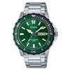 Standard Analog Stainless Steel Green Dial Quartz MTD-125D-3AV 100M Men's Watch