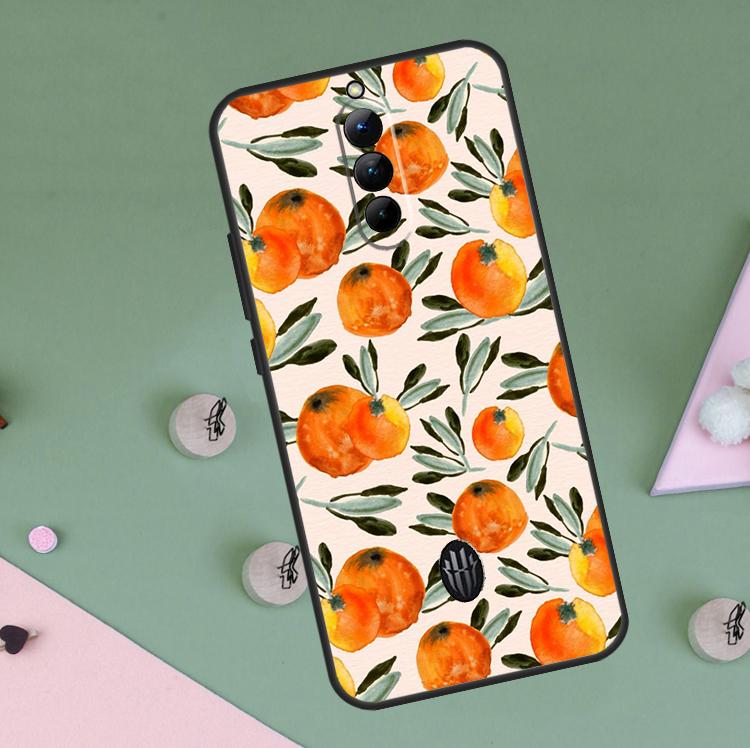 Summer Fruit Orange Case For Red Magic 8 9 10 Pro Plus 6 6S 7S 7 Pro 5G 6R RedMagic 10S 8S 9S Pro Plus Cover