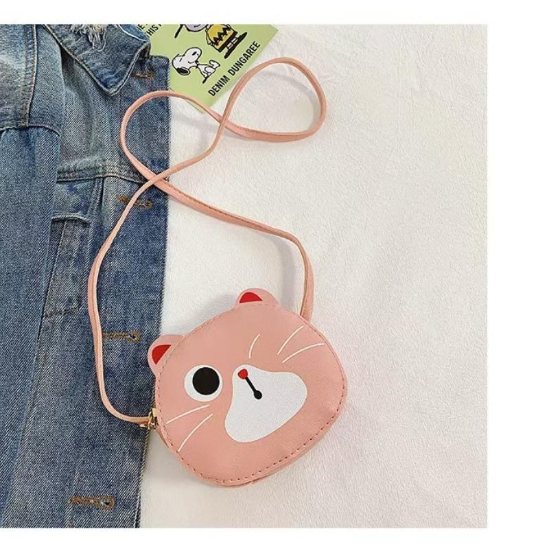 Младенческие детские сумки для девочек, поясные сумки, сумки на ремне, кожаные милые кошечки и кошки