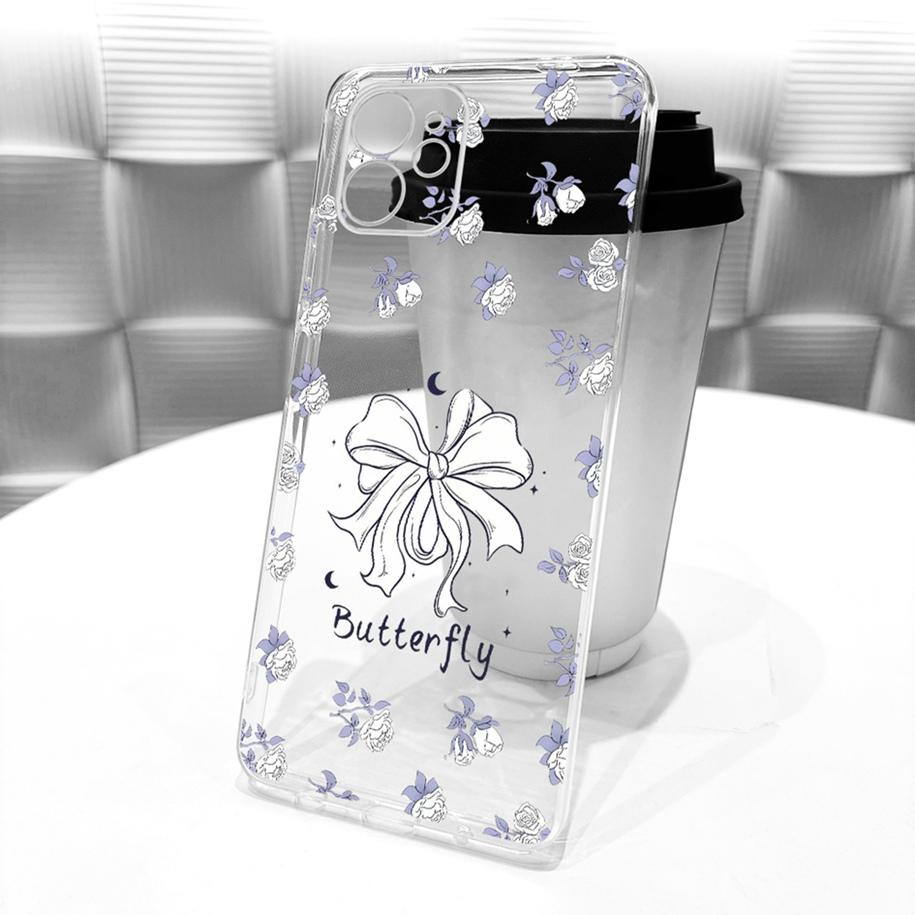 Transparent Case For iPhone 11 Cover New Fashion Flower Butterfly Soft Silicone Slim Bumper For iPhone 11 Pro Max iPhone11 Shell