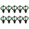 10Pcs Plastic G1/2in Spray Sprinkler Butterflies Rain Shaped Nozzle Agricultural Irrigation