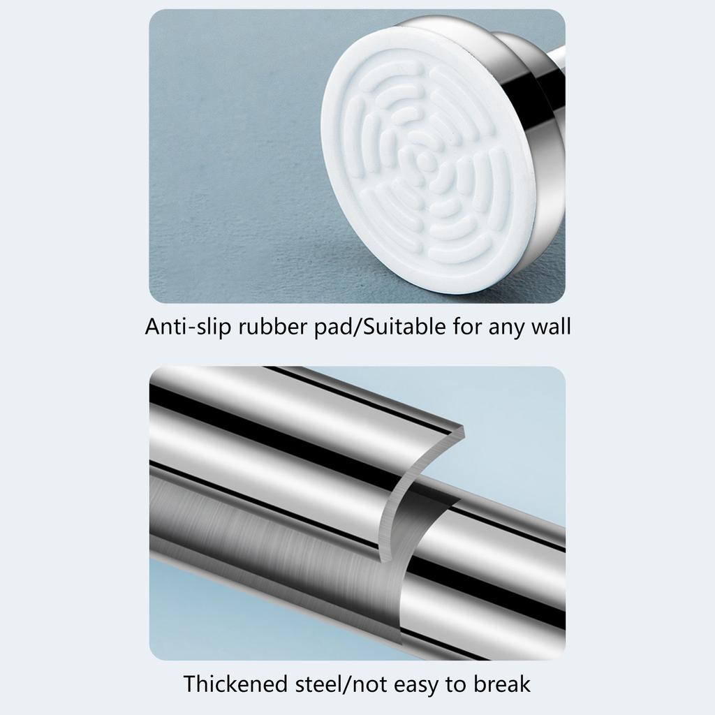 Удобный и простой в установке выдвижной натяжной карниз для штор функциональный и практичный карниз для окна ванной комнаты шкафа
