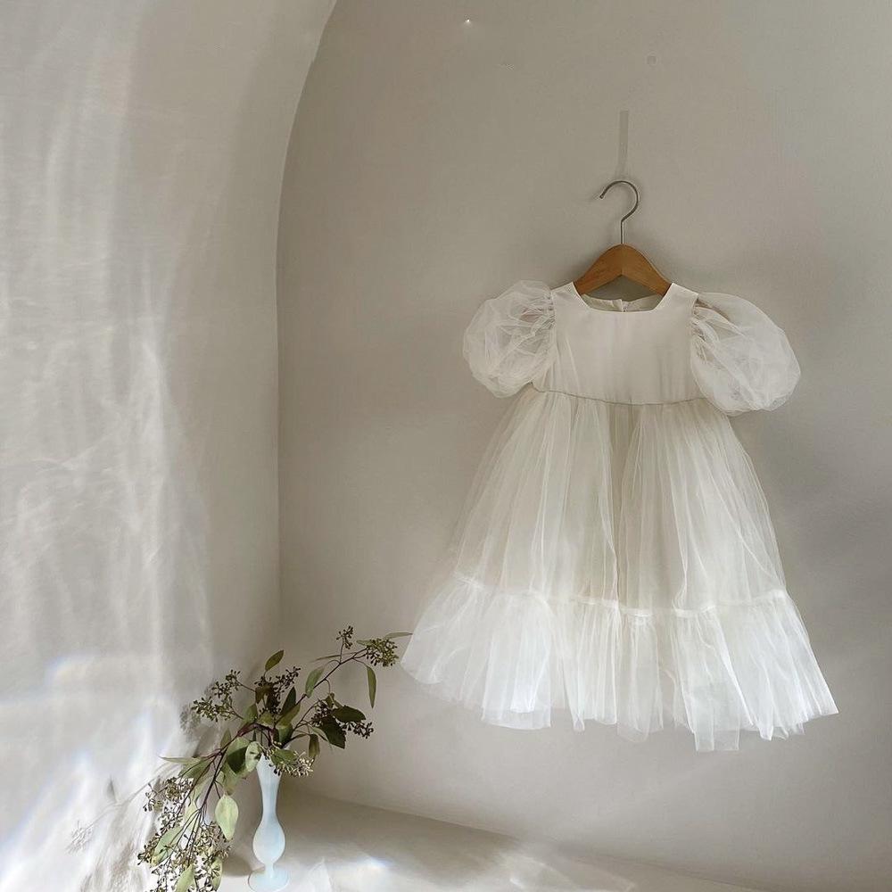 Лето 2024 Платье Маленькой Принцессы: Юбка-сетка для девочки на День защиты детей