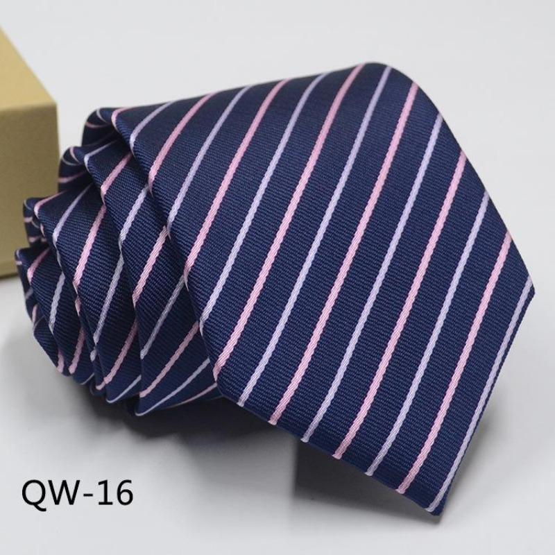 Мужское Платье Деловой Повседневный Профессиональный Жених Свадьба Лучший Муж С Полосатым Жаккардом Изысканный Джентльмен Мужской Премиальный Галстук