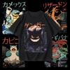 Совместная футболка Pokémon для родителей и детей Сквиртл Лягушка Семя Генг Ги Огненный Дракон Каби Зверь Аниме Периферия Короткий рукав