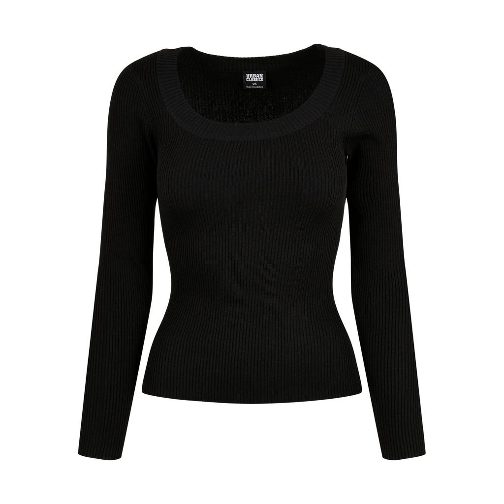 Urban Classics Womens/Ladies Wide Neck Long-Sleeved Jumper