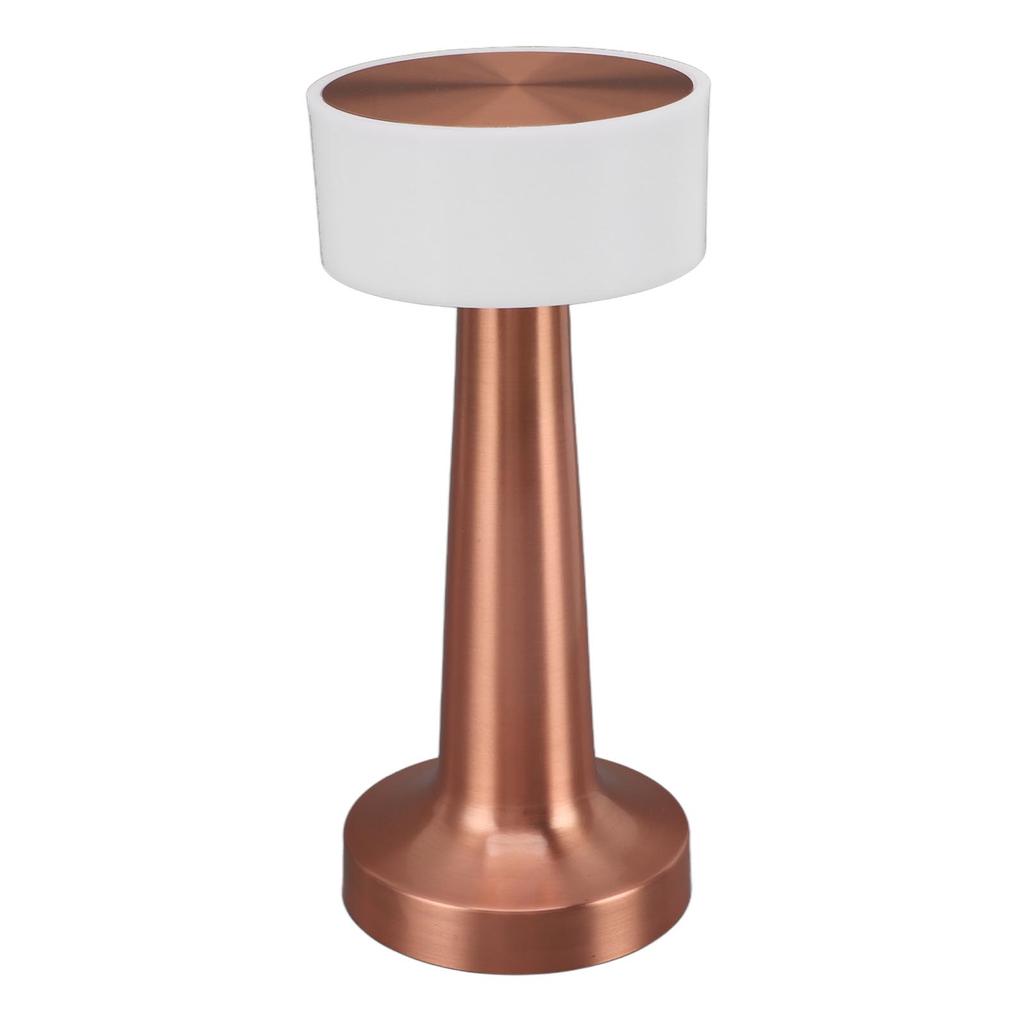 Cordless Table Lamp 3 Color Mode Touch Control Stepless Dimming 1800mAh USB Charge Book Reading