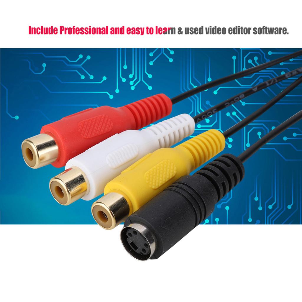 USB2.0 UVC Video Capture Card Analog Video Grabber HD Recorder For Windows for Linux