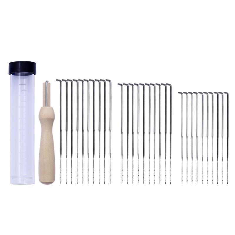 MIUSIE 1-30 шт. Набор для валяния из шерсти, иглы для войлока, набор для валяния своими руками с бутылкой