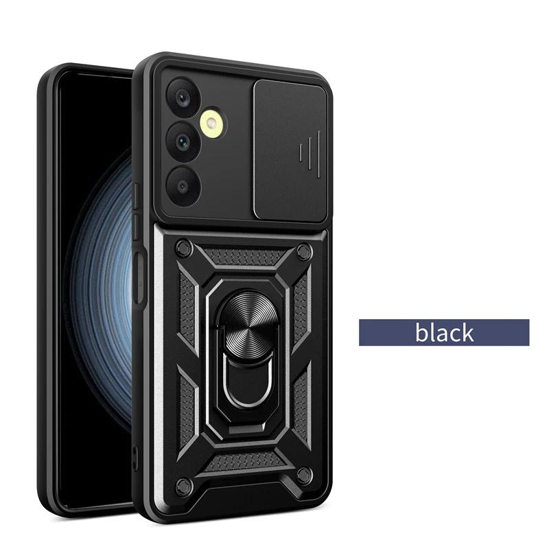 Armor Case For Samsung Galaxy S24 S23 S22 S21 S20 Ultra A15 A25 A35 A55 5G A05 A05S A14 A24 A34 A54 A13 A33 Cover Ring Magnetic Holder Coque Funda