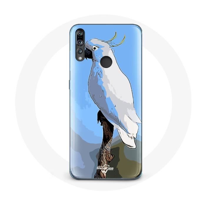Case - Huawei - P30 Lite - Flexible - White - Cockatoos Parrots Birds