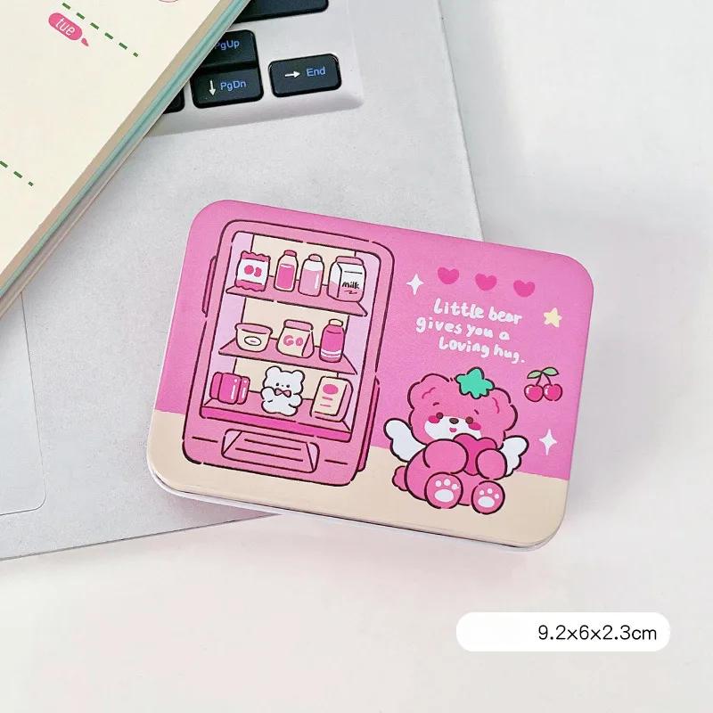 Мультяшная жестяная коробка, милая жестяная коробка для конфет, ювелирных изделий, подарочная коробка для хранения, креативная подарочная коробка, коробка для конфет