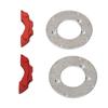 2 Pcs/Set Aluminum Alloy RC Wheel Brake Disc for Traxxas TRX4/TRX6 1/10 RC Cars For RC Upgrade