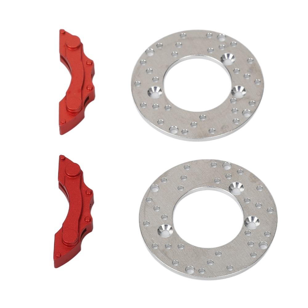 2 Pcs/Set Aluminum Alloy RC Wheel Brake Disc for Traxxas TRX4/TRX6 1/10 RC Cars For RC Upgrade