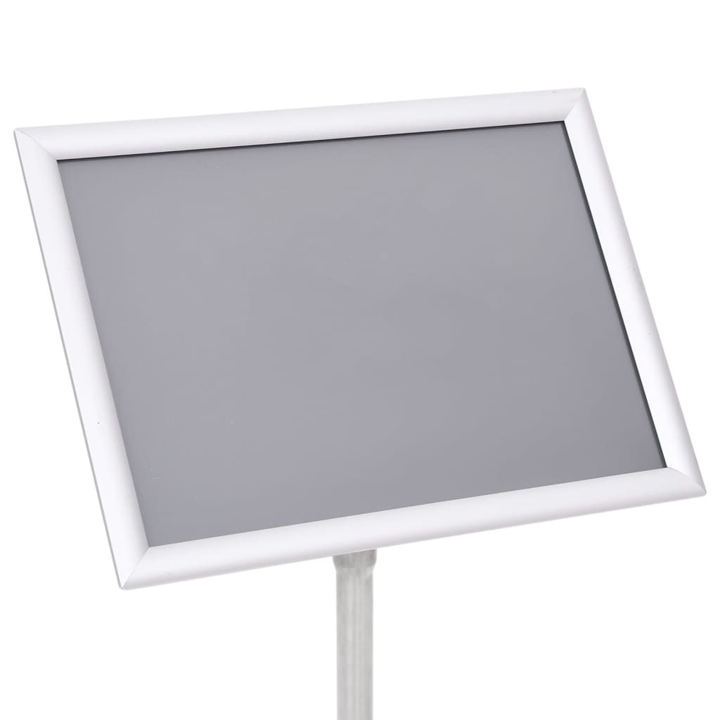 A3 Poster Stand Silver Aluminum Alloy