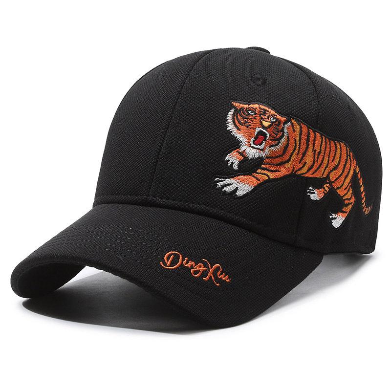 Кепка мужская весенне-осенняя бейсболка с вышивкой тигра мужская уличная кепка