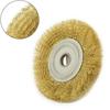 Copper Wire Wheel 5 Inch Brass Brush For Adhesion For Bench