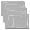 AMAOE For iPhone 17 Series Mid-Layer Tin Planting Station Kit Motherboard Repair Tool Set