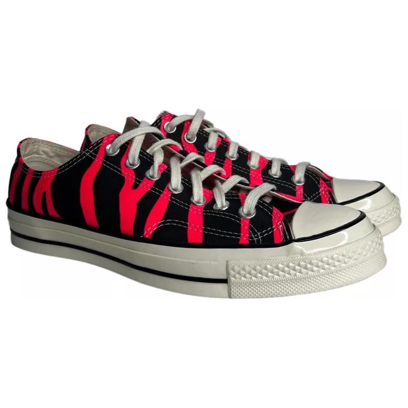 Converse Chuck Taylor All Star 1970s Vintage Casual Low-Top Canvas Shoes Unisex Red and Black