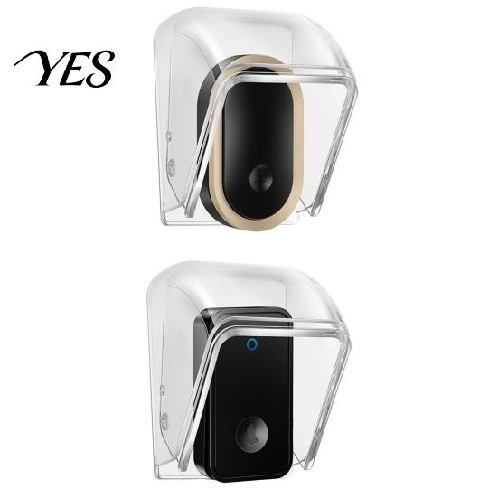 Outdoor Doorbell Shield Weatherproof Cover, Transparent Rain for Wireless PC Case Outdoor, Waterproof Protective Wall Mounted Bell Guard