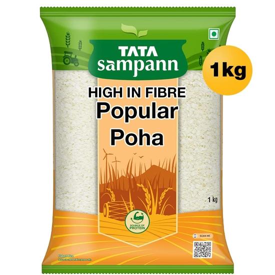 TATA Sampann Популярный Poha с высоким содержанием клетчатки(толстый), 1кг